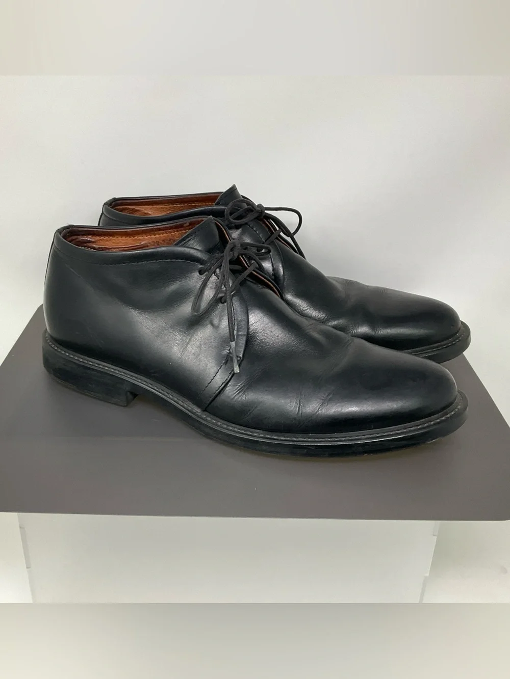 johnston murphy 20-7367 black Leather Chukka Boots